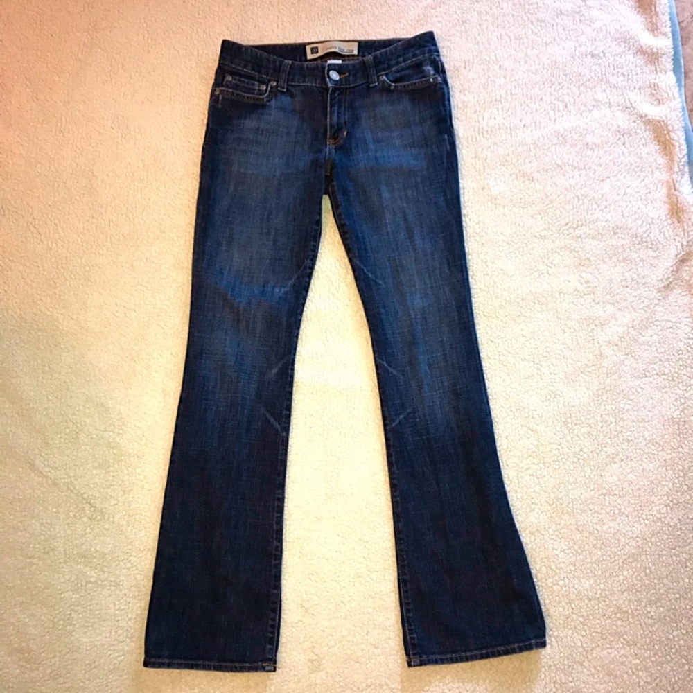Gap Low Rise Curvy Boot Jeans